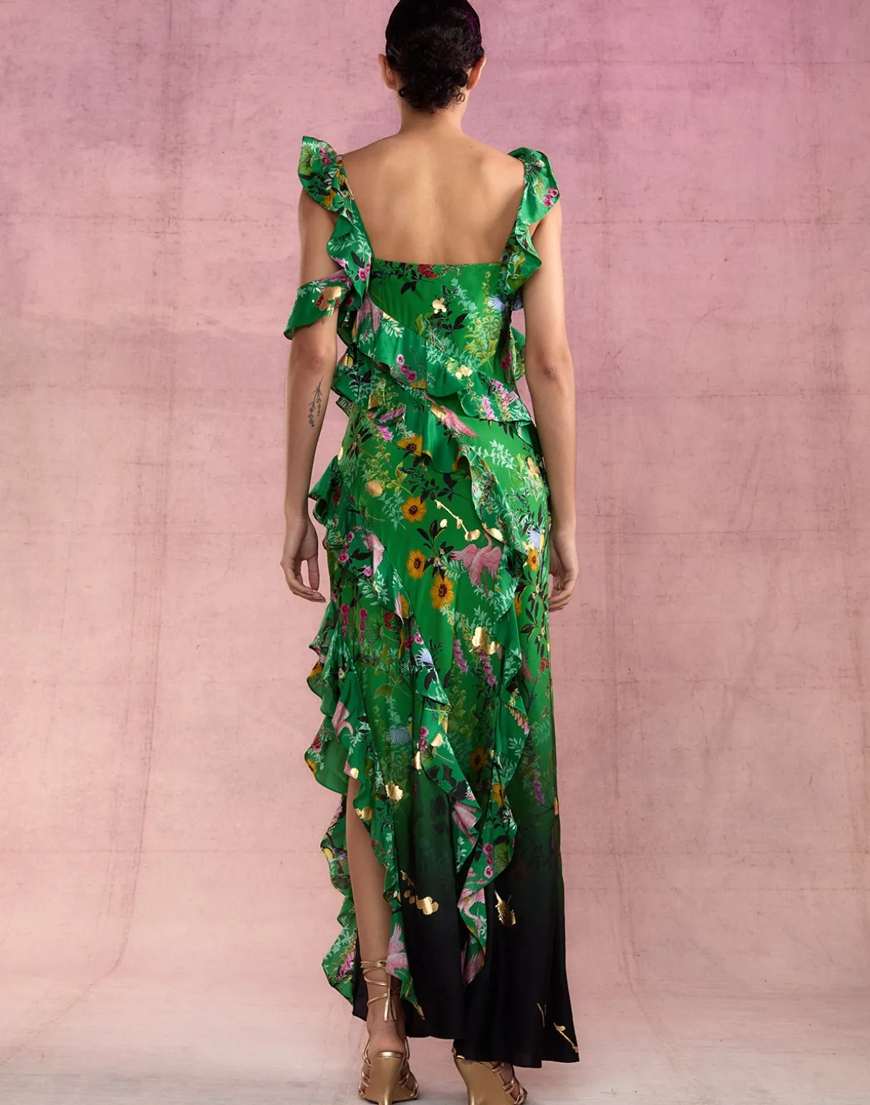 Secret Garden Silk Dress
