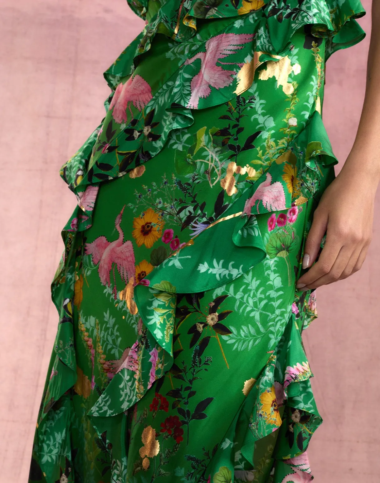 Secret Garden Silk Dress
