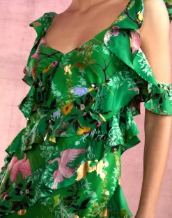 Secret Garden Silk Dress