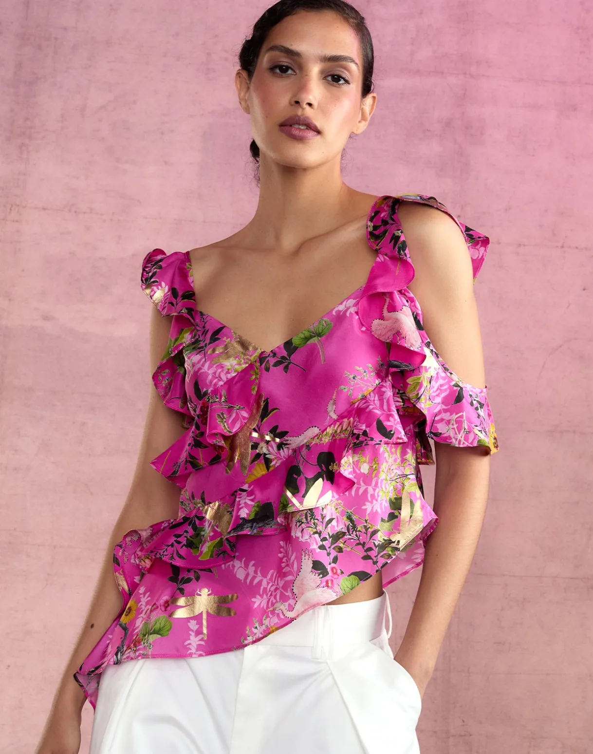 Secret Garden Silk Top