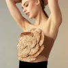 Sequin Flower Bandeau