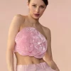 Sequin Flower Bandeau