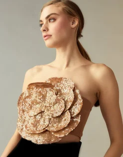 Sequin Flower Bandeau