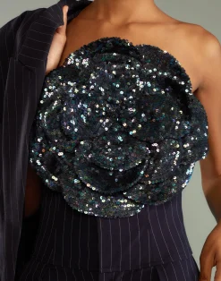 Sequin Flower Bandeau