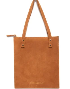 Sleek Suede Tote