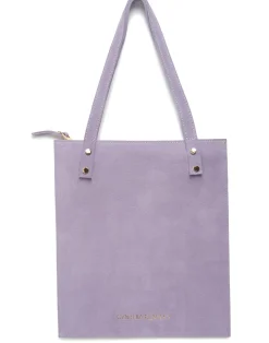 Sleek Suede Tote