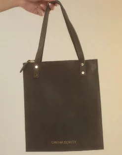 Sleek Suede Tote