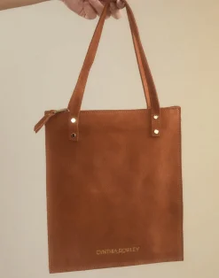 Sleek Suede Tote