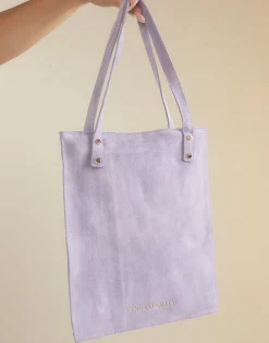 Sleek Suede Tote