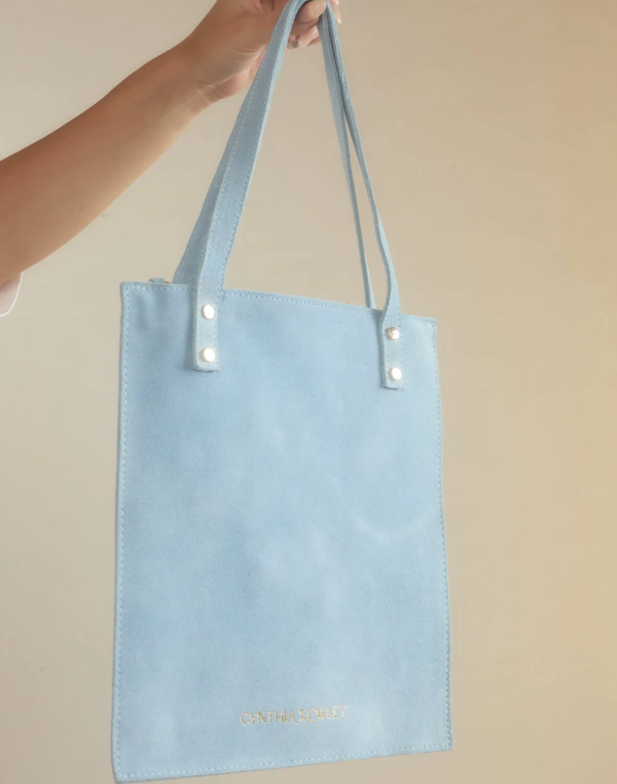 Sleek Suede Tote