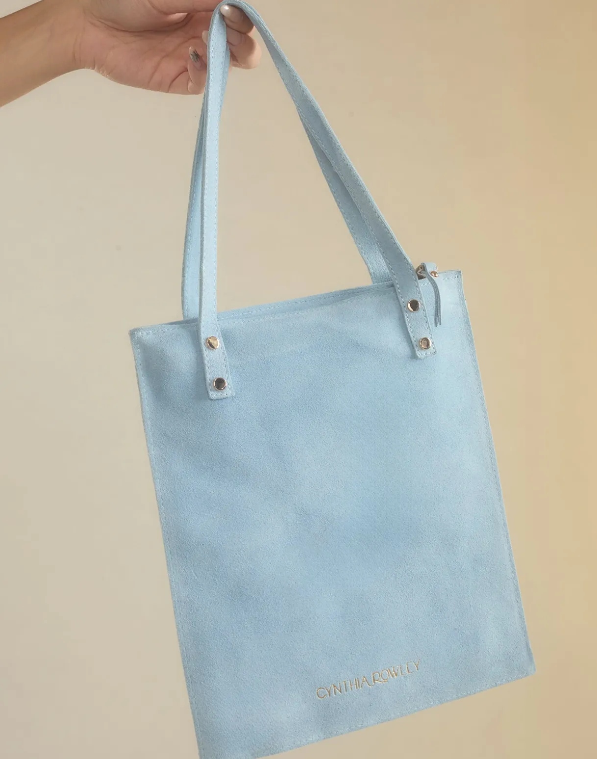 Sleek Suede Tote