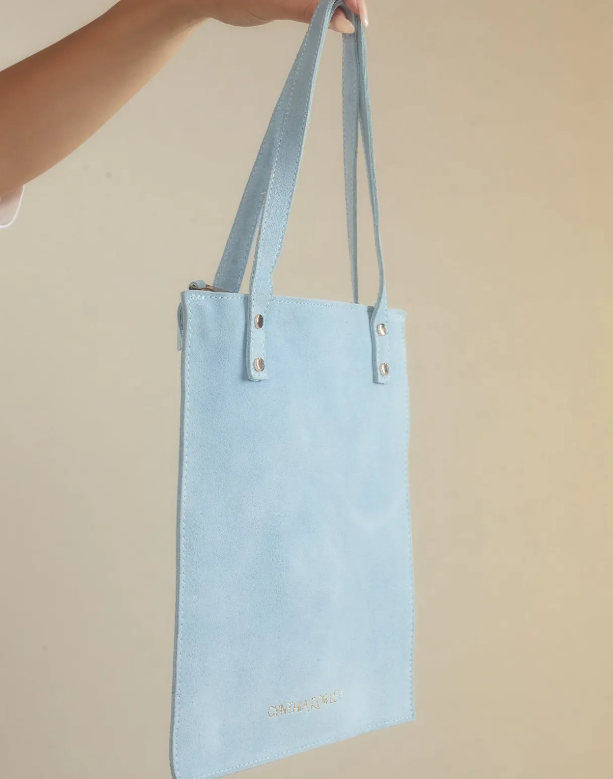 Sleek Suede Tote