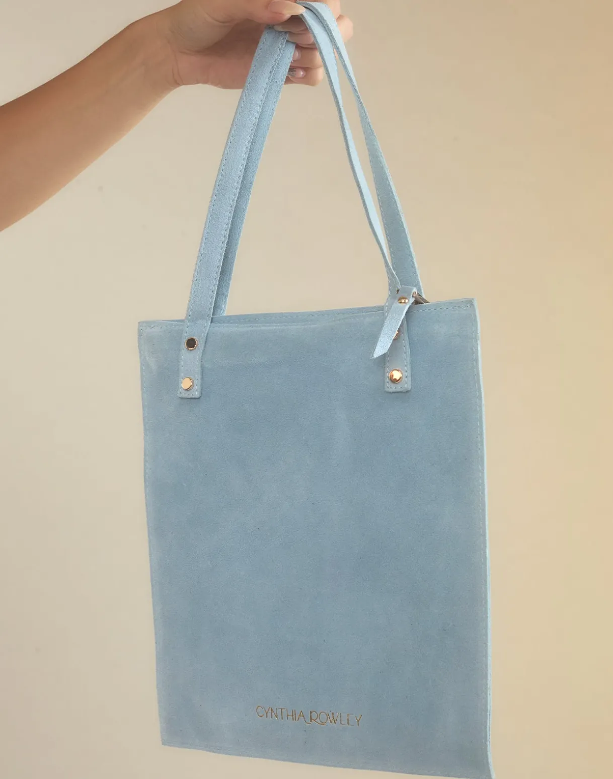 Sleek Suede Tote
