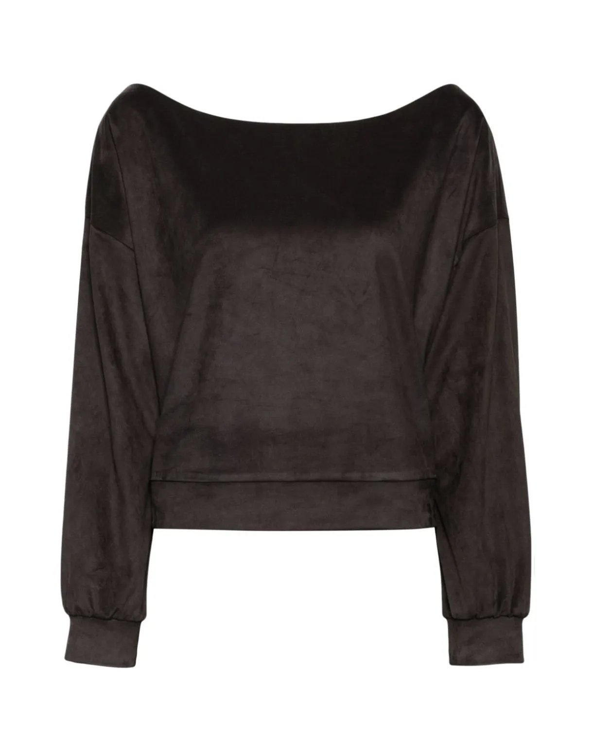 Sleek Ultrasuede Pullover
