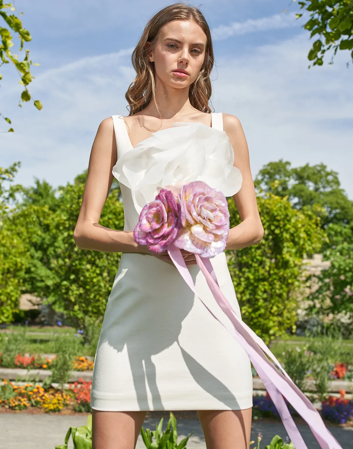 Sofia Organza Flower Dress