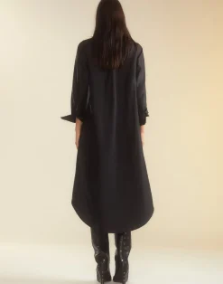 Undercover Silk Taffeta Shirt Dress