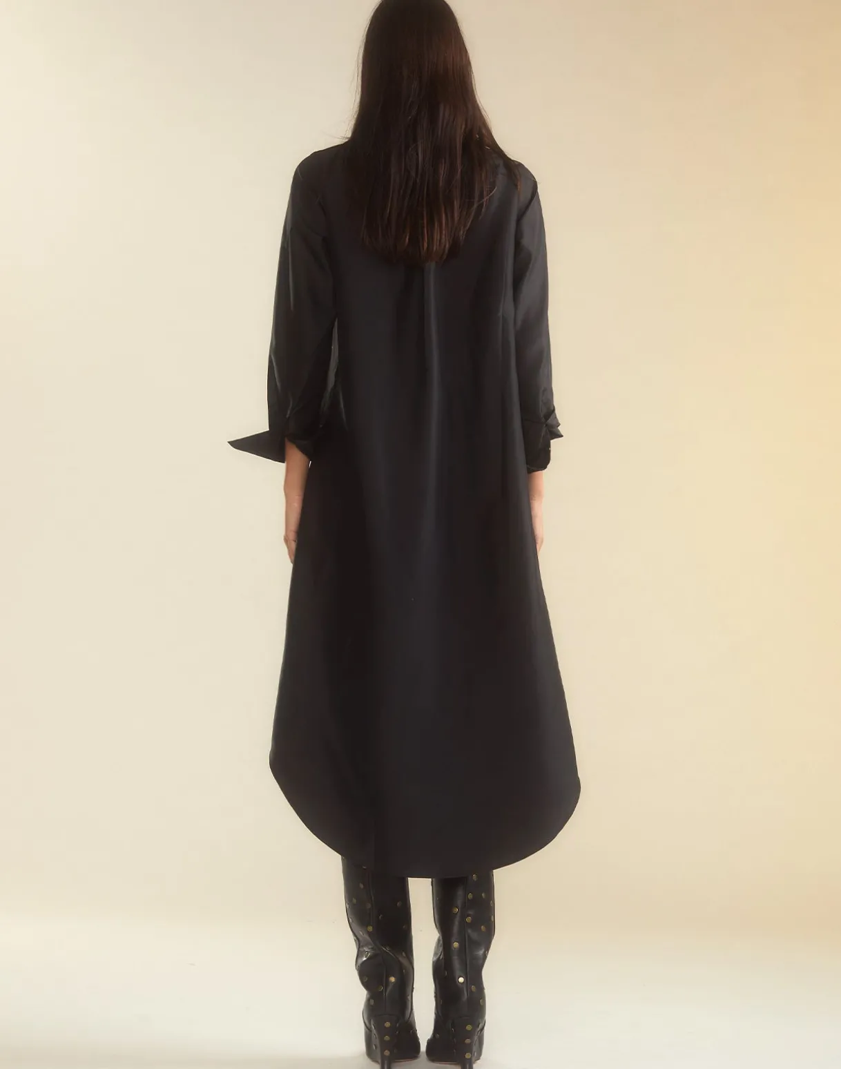 Undercover Silk Taffeta Shirt Dress