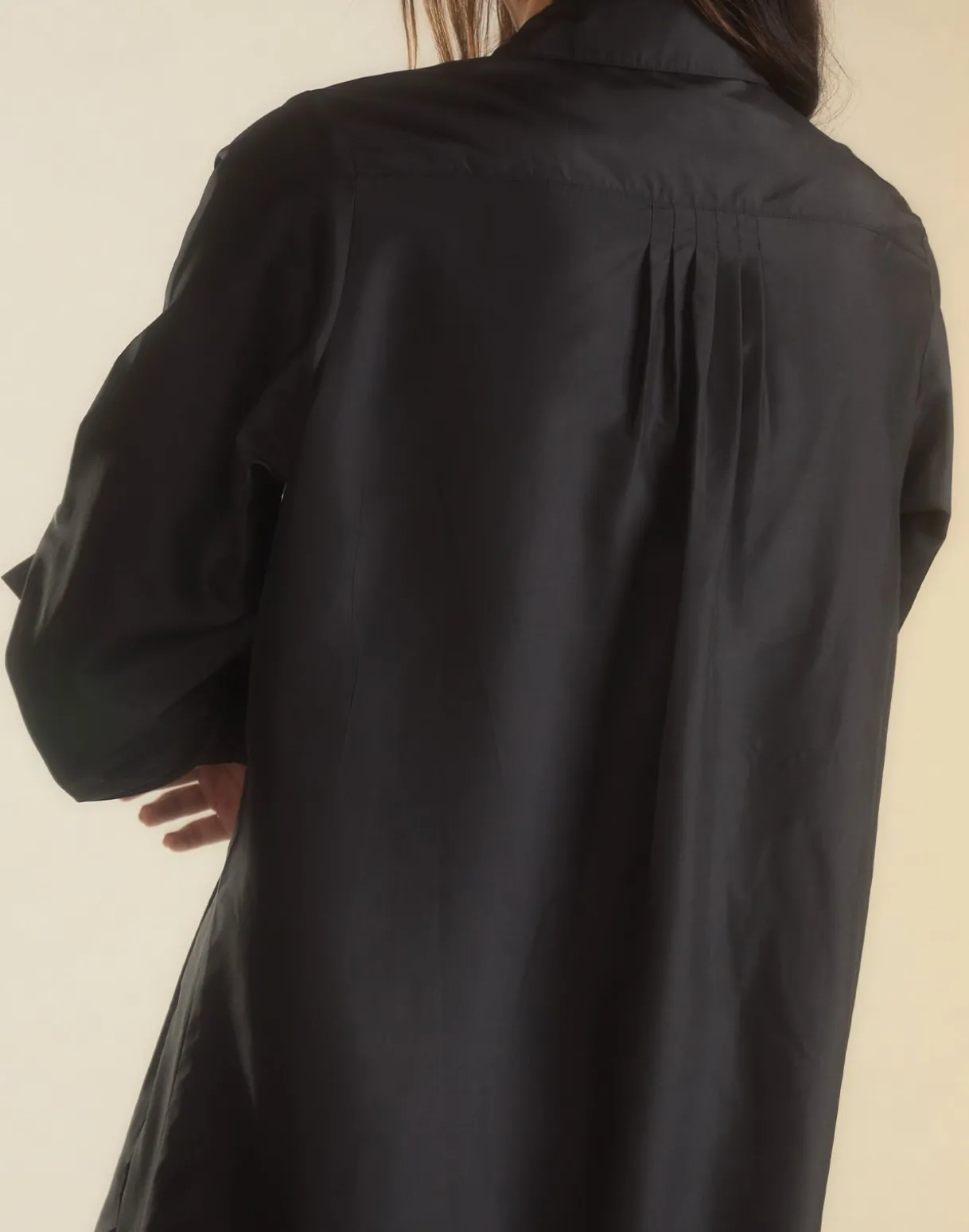 Undercover Silk Taffeta Shirt Dress