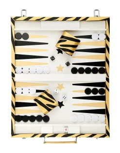 Vegan Leather Backgammon Set