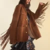 Westward Fringe Suede Jacket