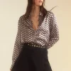 Westward Suede Wrap Skirt