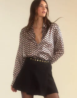 Westward Suede Wrap Skirt